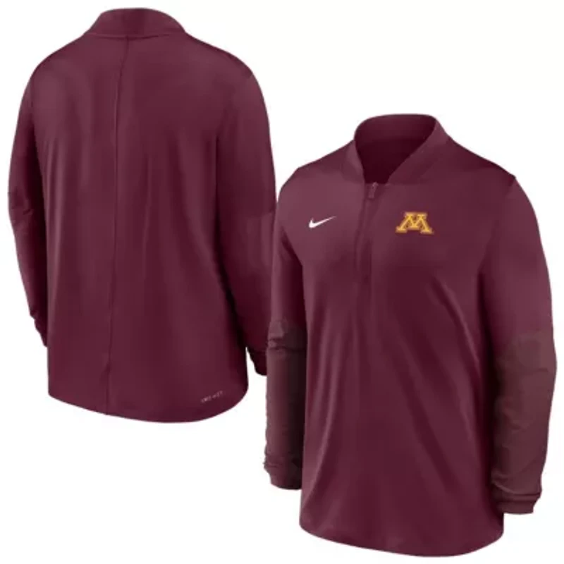 NCAA Nike Minnesota Golden Gophers Dri-FIT Half-Zip Pullover