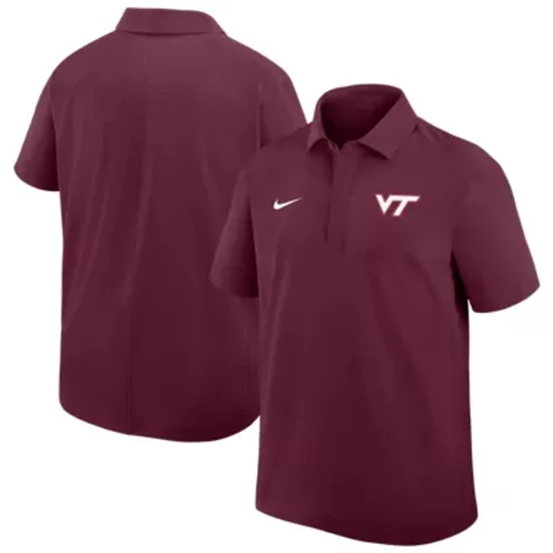NCAA Nike Virginia Tech Hokies Woven Polo