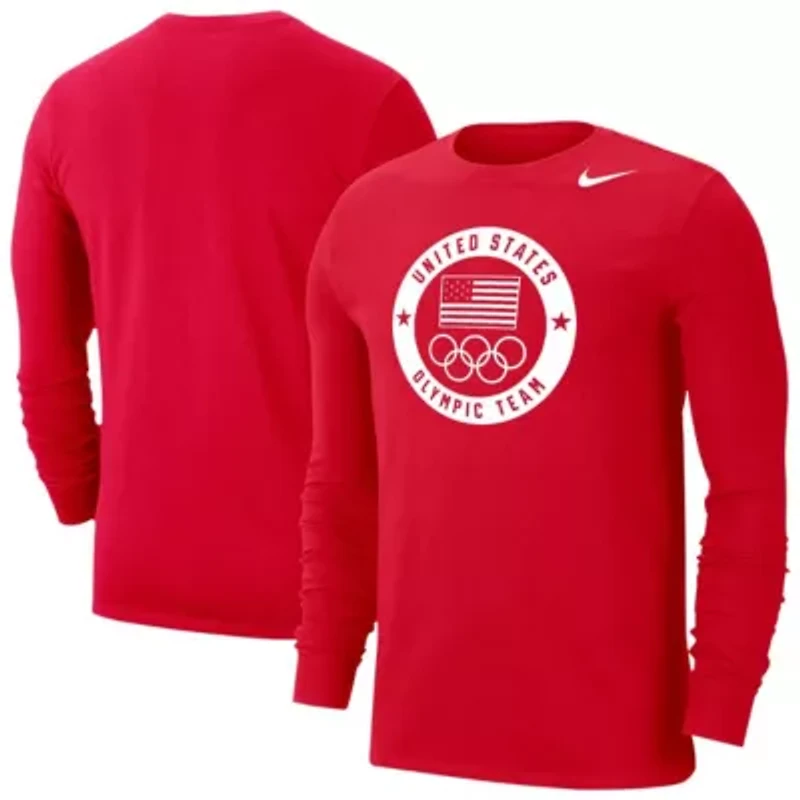 Olympics Nike Team USA Performance Long Sleeve T-Shirt