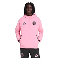 MLS Light Inter Miami CF Tiro Travel Full-Zip Hooded Windbreaker