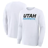 NHL Fanatics Utah Mammoth Wordmark Legacy Long Sleeve T-Shirt