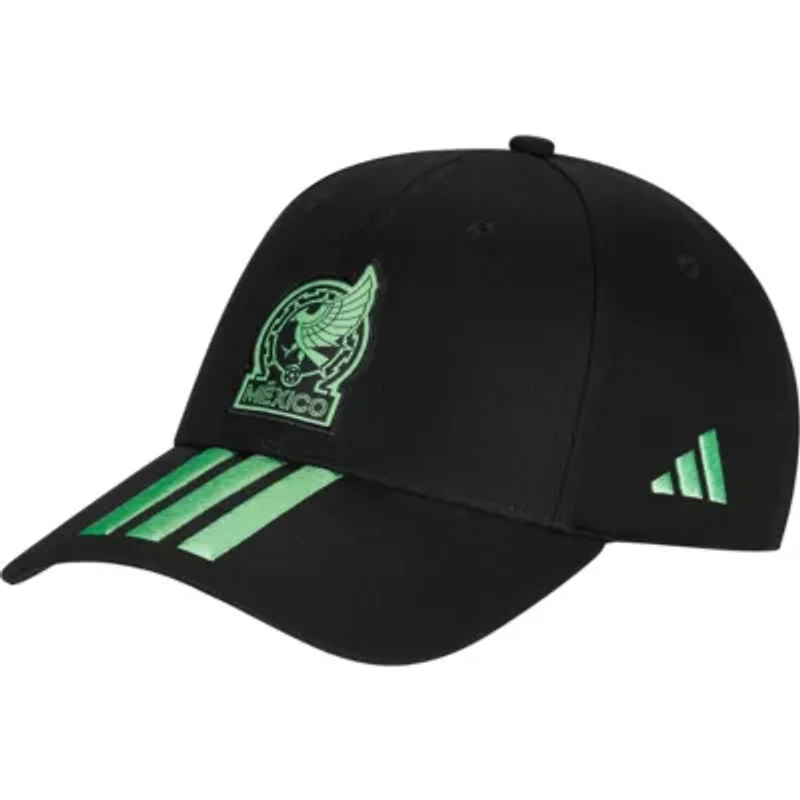 Soccer National Teams Unisex Mexico National Team FIFA x World Cup 2026 3 Stripes Baseball Adjustable Hat