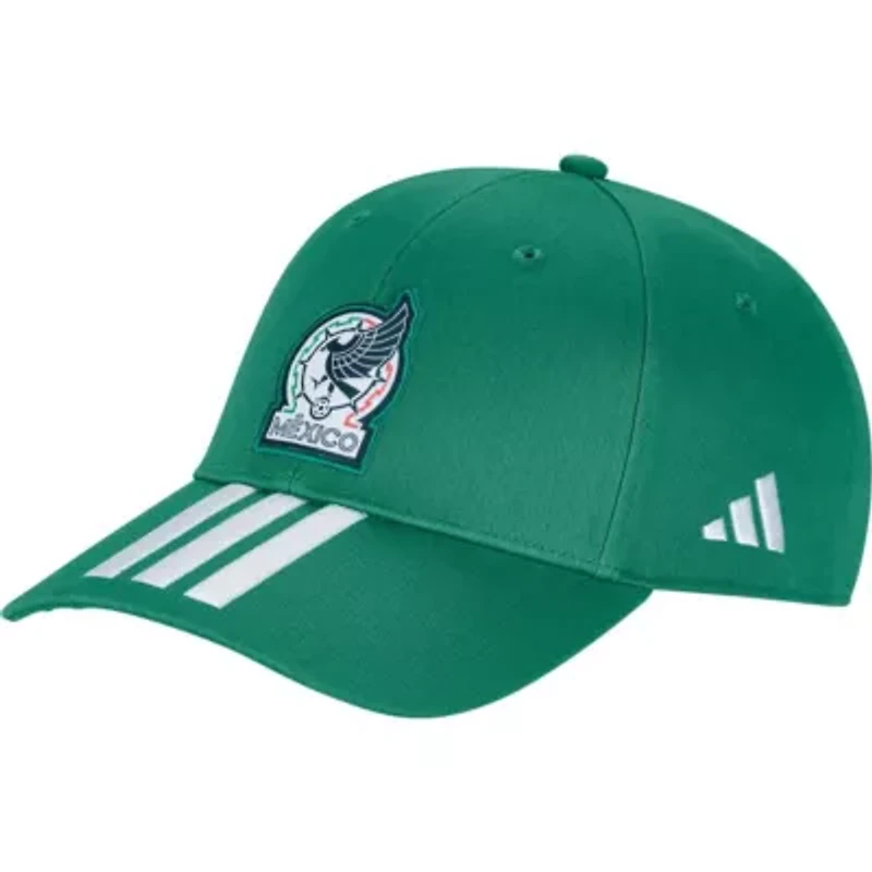 Soccer National Teams Unisex Mexico National Team FIFA x World Cup 2026 3 Stripes Baseball Adjustable Hat