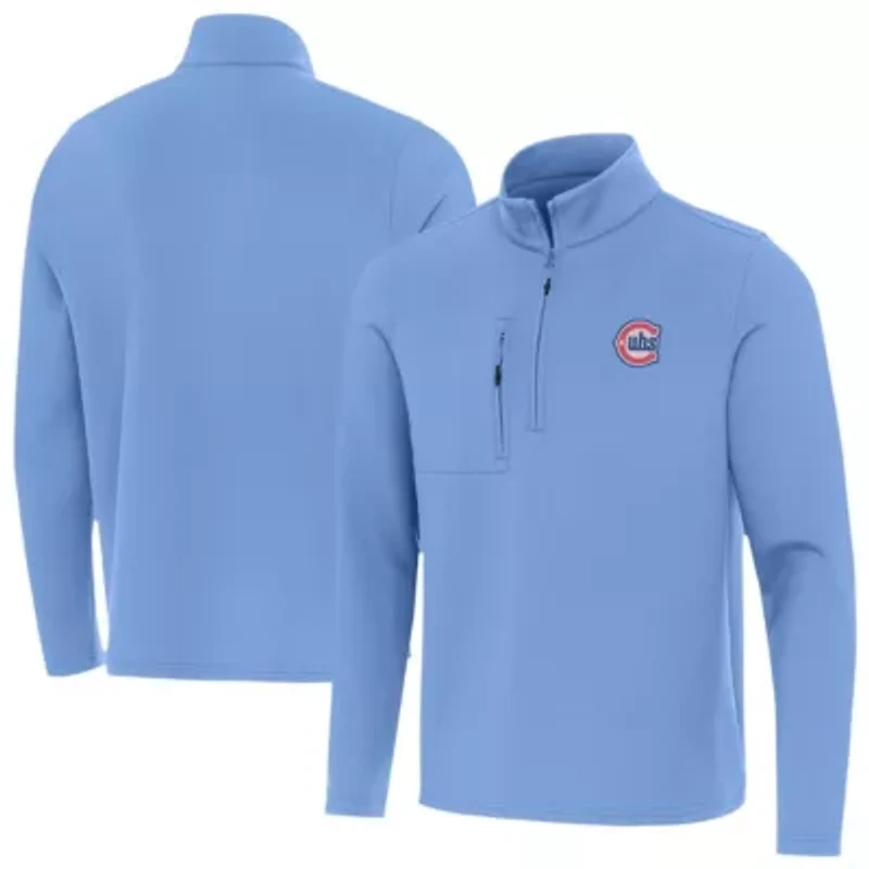 MLB Powder Chicago Cubs Alternate Logo Insider Quarter-Zip Pullover