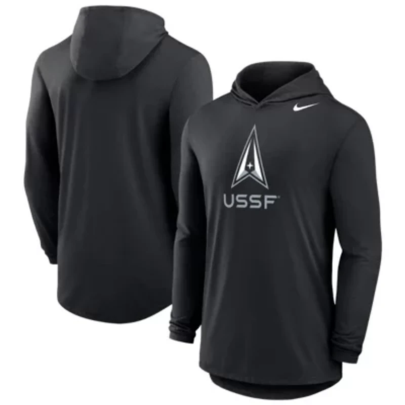 NCAA Nike Air Force Falcons Space Rivalry Long Sleeve Hoodie T-Shirt