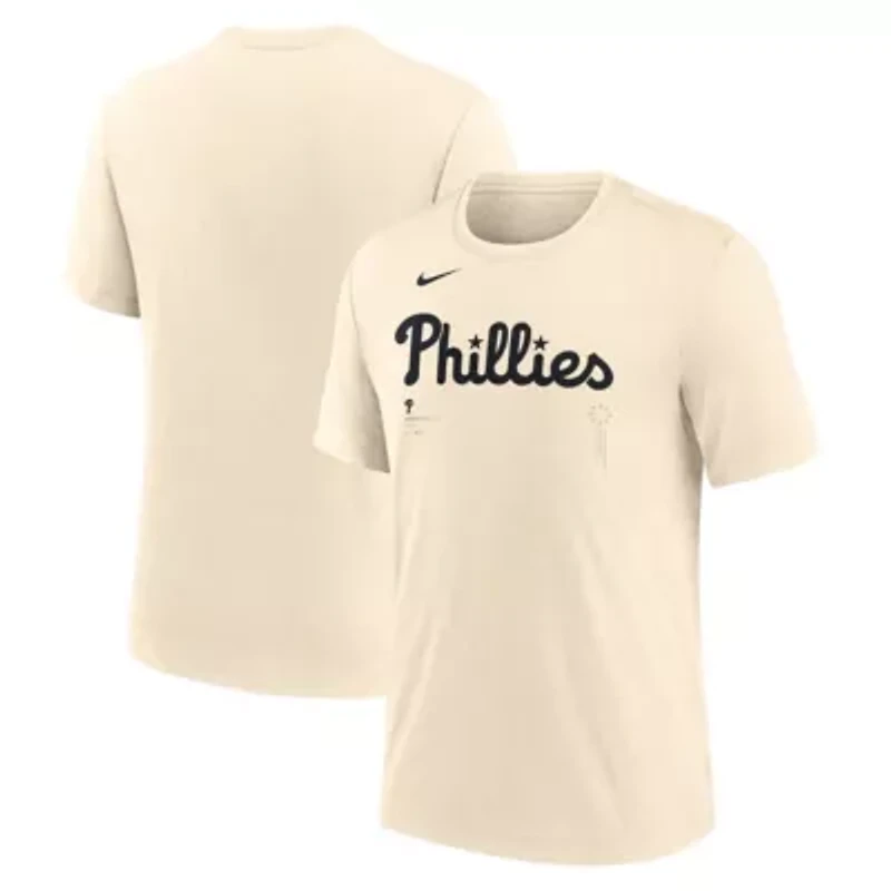 MLB Nike Philadelphia Phillies Wordmark Tri-Blend T-Shirt