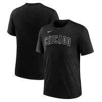 MLB Nike Chicago Cubs Wordmark Tri-Blend T-Shirt