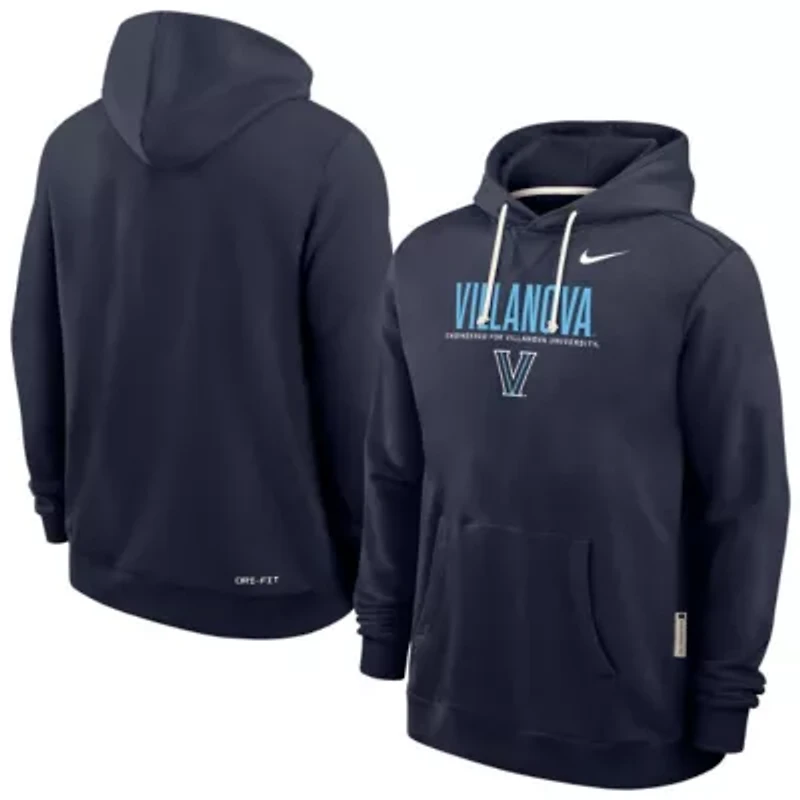NCAA Nike Villanova Wildcats 2025 Sideline Standard Issue Dri-FIT Hoodie
