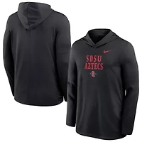 NCAA Nike San Diego State Aztecs Sideline Dri-FIT Lightweight Hooded Top