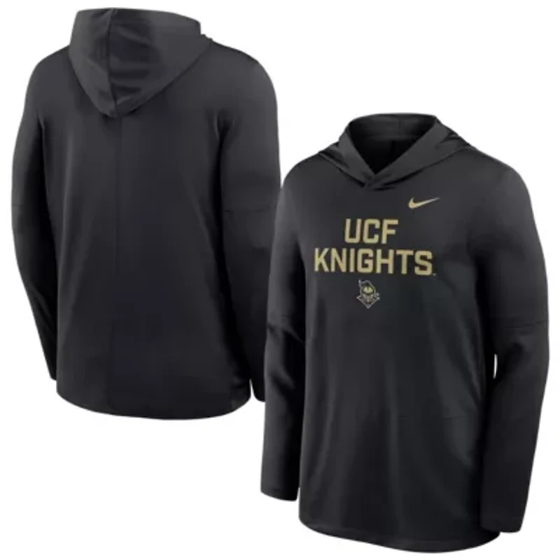 NCAA Nike UCF Knights Sideline Dri-FIT Lightweight Hooded Top