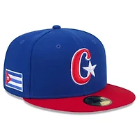 World Baseball Blue/Red Cuba 2026 Classic 59FIFTY Fitted Hat
