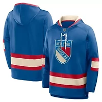 NHL Fanatics New York Rangers 2026 Winter Classic Lace Collar Hoodie