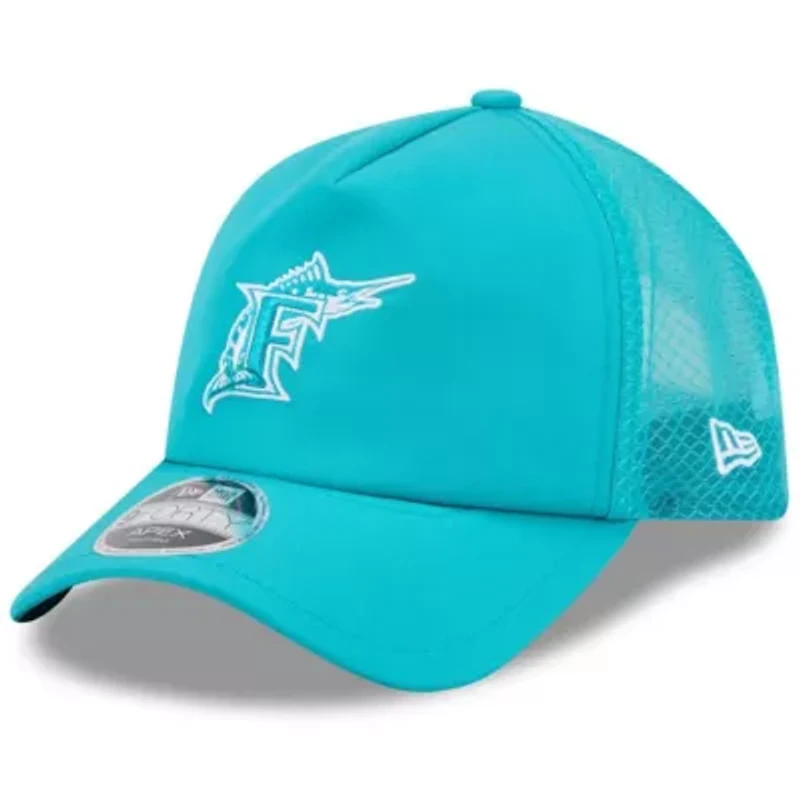 Cooperstown Teams Florida Marlins 2026 Batting Practice Alternate Apex 9FORTY Adjustable Hat