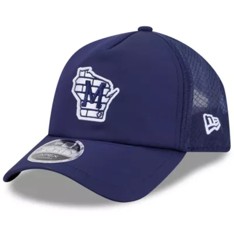 MLB Milwaukee Brewers 2026 Batting Practice Alternate Apex 9FORTY Adjustable Hat