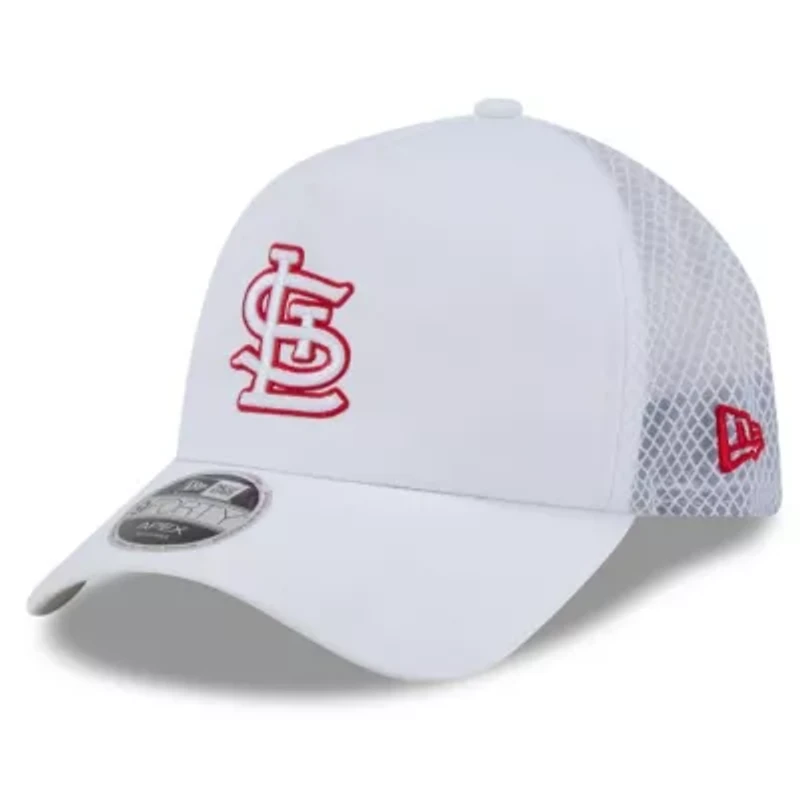 MLB St. Louis Cardinals 2026 Batting Practice Apex 9FORTY Adjustable Trucker Hat