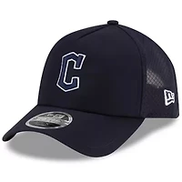 MLB Cleveland Guardians 2026 Batting Practice Apex 9FORTY Adjustable Trucker Hat