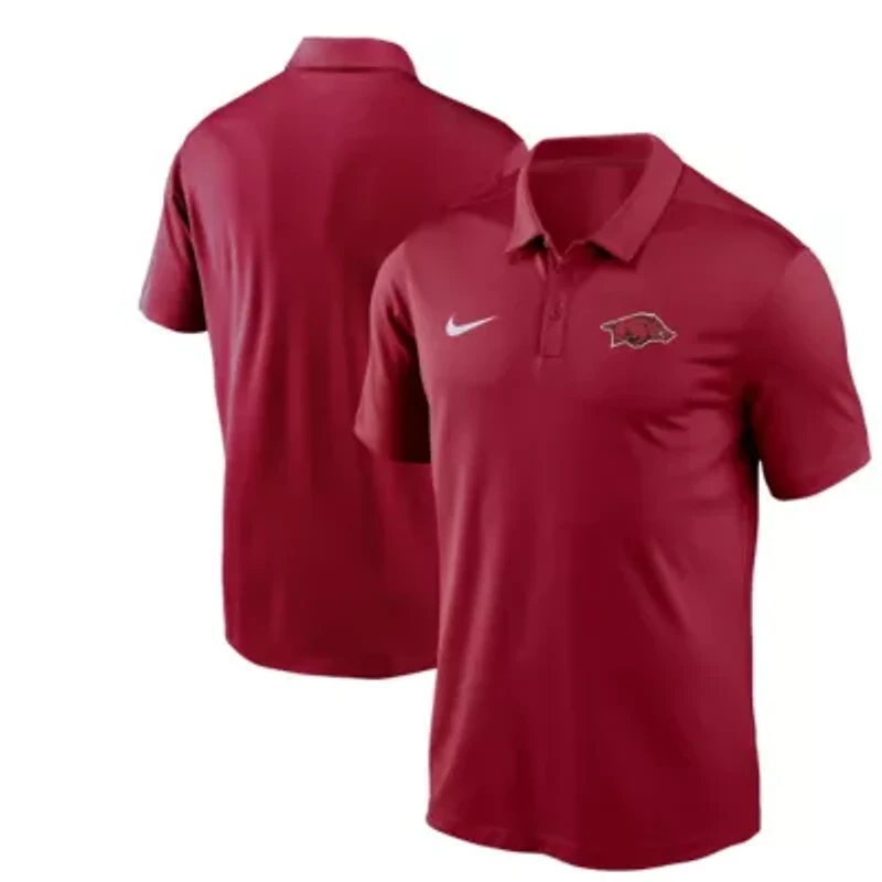 NCAA Nike Arkansas Razorbacks Victory Solid Performance Polo