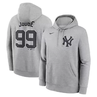MLB Nike Aaron Judge New York Yankees Player Name & Number Club Fleece Pullover Hoodie