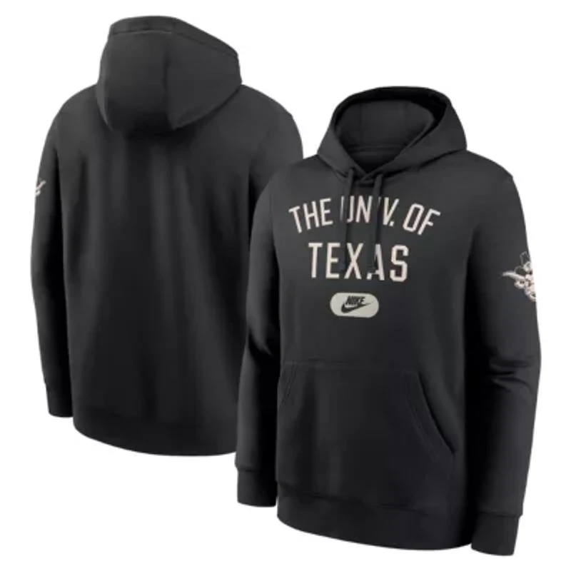 NCAA Nike Texas Longhorns Club Fleece Fashion Hoodie