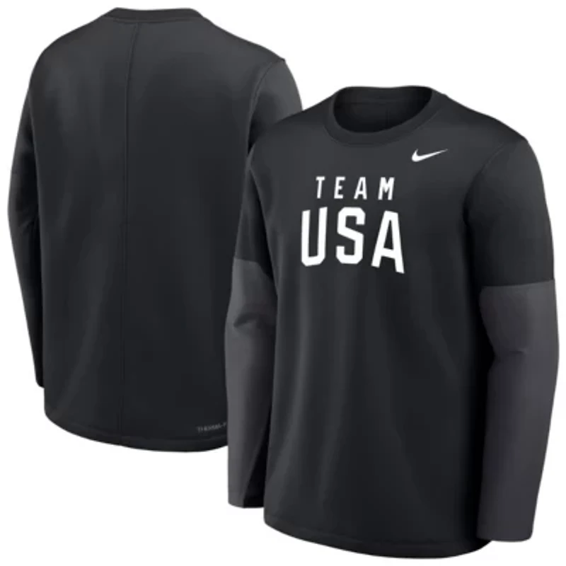 Olympics Nike Team USA Coaches Therma-FIT Long Sleeve Top
