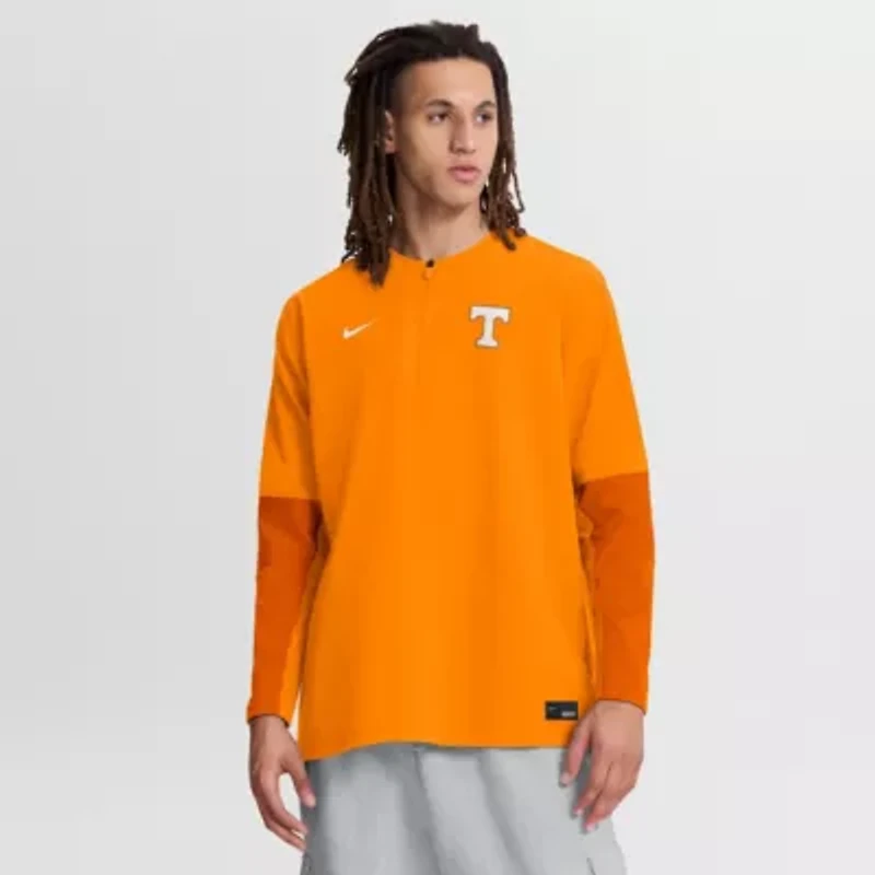 NCAA Nike Tennessee Volunteers Dugout Dri-FIT Quarter-Zip Long Sleeve Windshirt