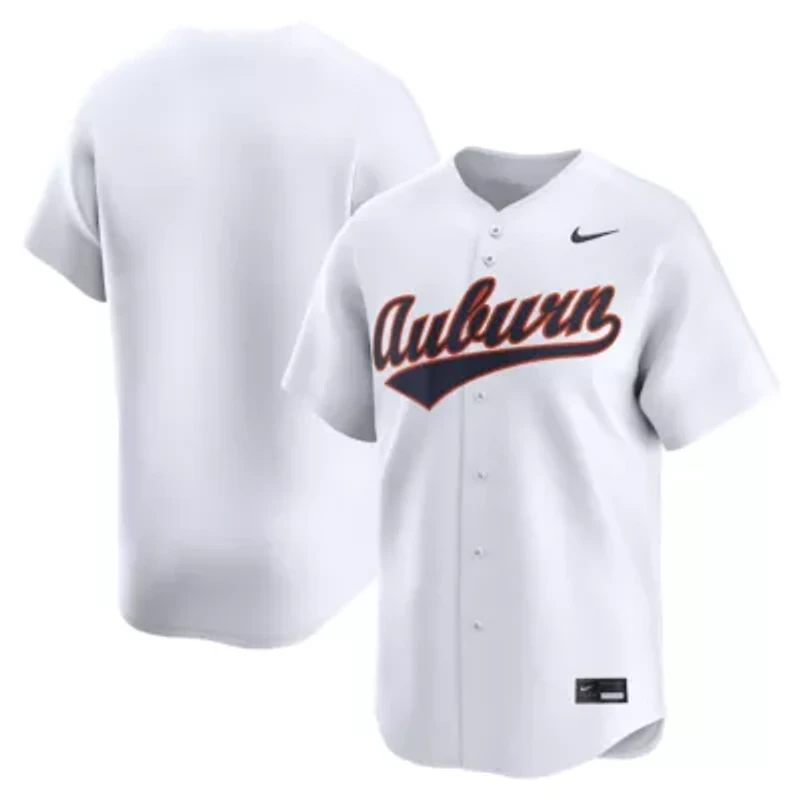 NCAA Nike Auburn Tigers Home Limited Baseball Jersey