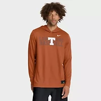NCAA Nike Texas Longhorns Dugout Dri-FIT Long Sleeve Hooded T-Shirt