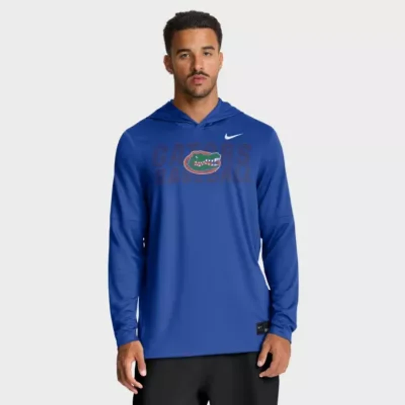 NCAA Nike Florida Gators Dugout Dri-FIT Long Sleeve Hooded T-Shirt