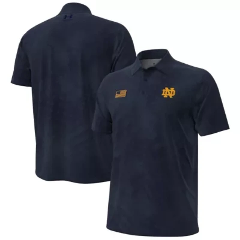 NCAA Under Armour Notre Dame Fighting Irish Freedom Collection ArmourFuse Polo