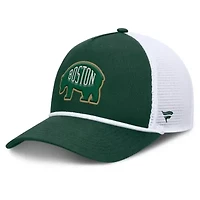 NHL Fanatics Green/White Bermuda A-Frame Adjustable Hat