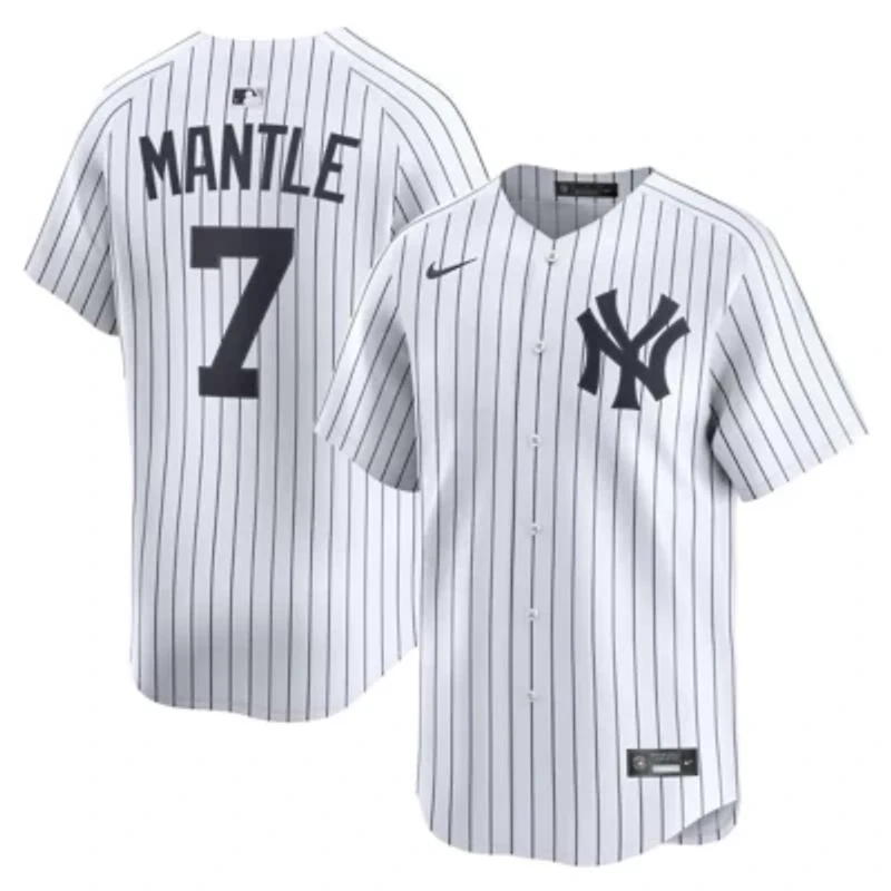 MLB Nike Mickey Mantle New York Yankees Home Limited Player Jersey