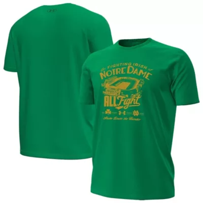 NCAA Under Armour Kelly Notre Dame Fighting Irish Stadium T-Shirt