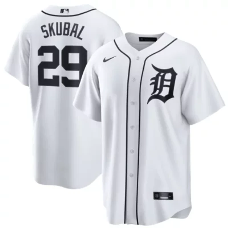 MLB Nike Tarik Skubal Detroit Tigers Home Replica Jersey