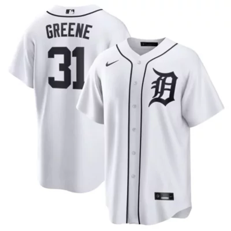 MLB Nike Riley Greene Detroit Tigers Home Replica Jersey