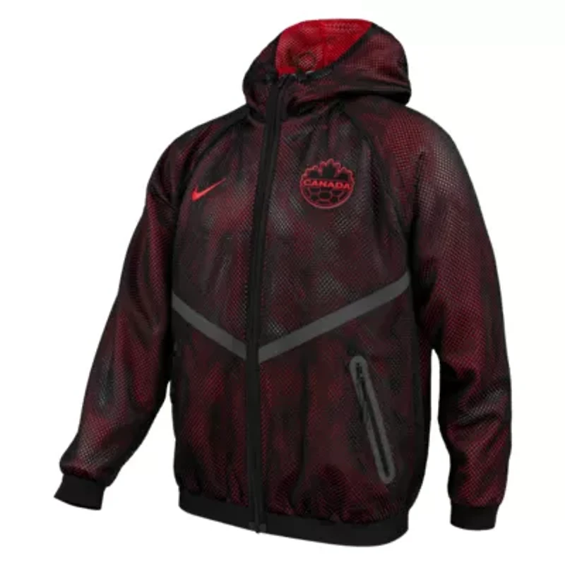Soccer National Teams Nike Canada 2026 Anthem Mesh Dri-FIT Full-Zip Hooded Jacket