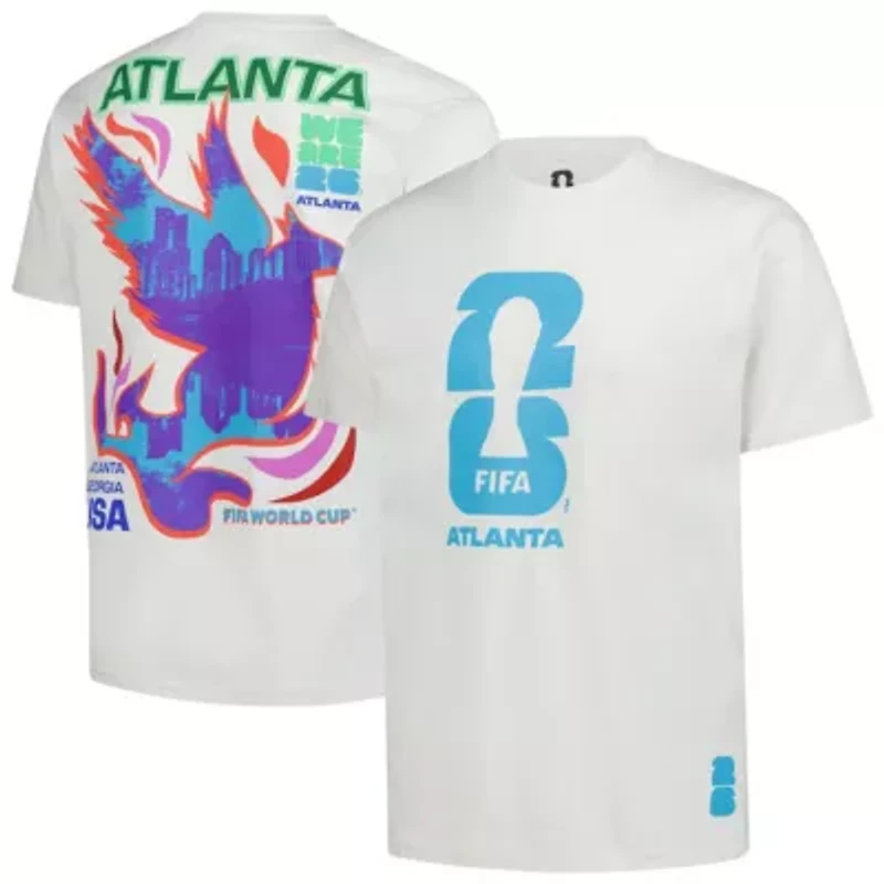 Soccer National Teams 2026 FIFA World Cup Atlanta Host City Local Oversized T-Shirt