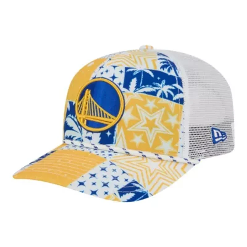 NBA Golden State Warriors Fan Pack Tropical Pattern 9SEVENTY Adjustable Hat