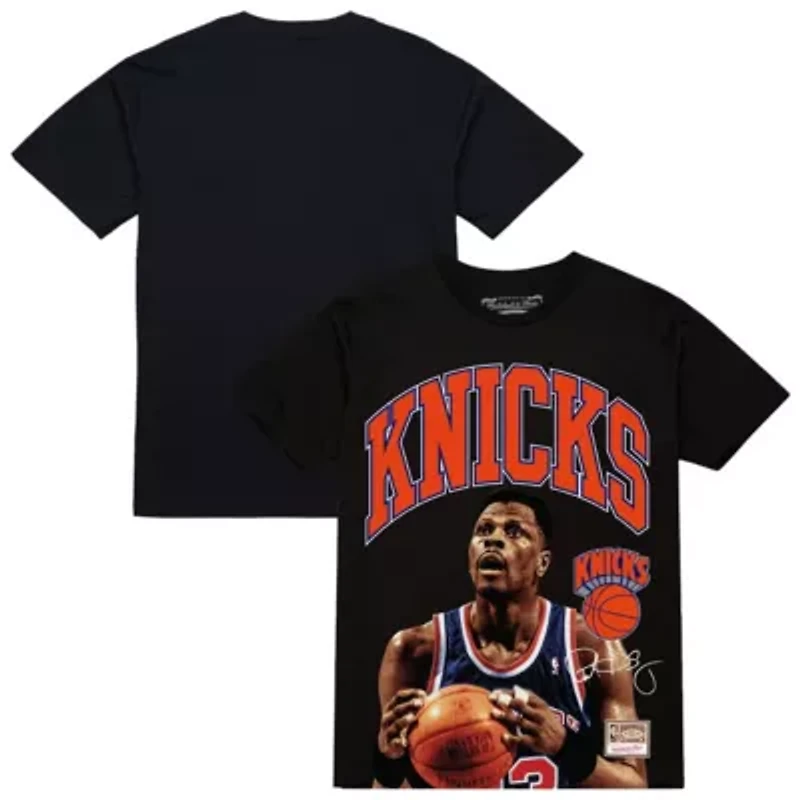 NBA Patrick Ewing New York Knicks Hardwood Classics Player Arch T-Shirt