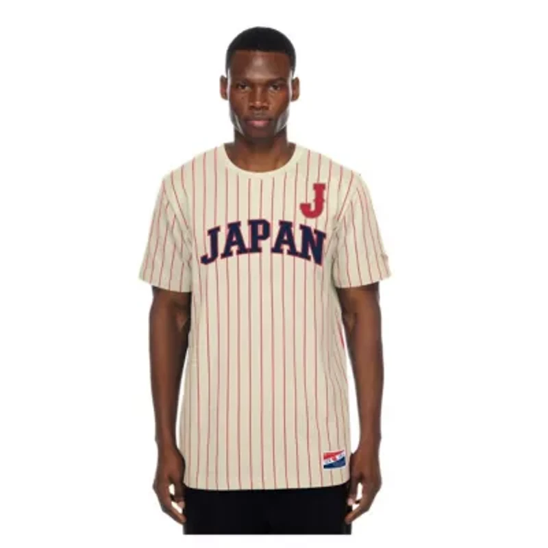 World Baseball Classic Japan Throwback Meshback Pinstripe T-Shirt