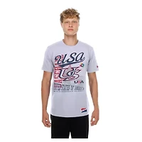 World Baseball USA 2026 Classic Oversized Throwback Distressed T-Shirt