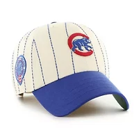 MLB x Natural/Royal Chicago Cubs Pinstripe Clean Up Adjustable Hat