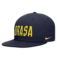 Soccer National Teams Nike Brazil National Team 2025 Pro Snapback Hat