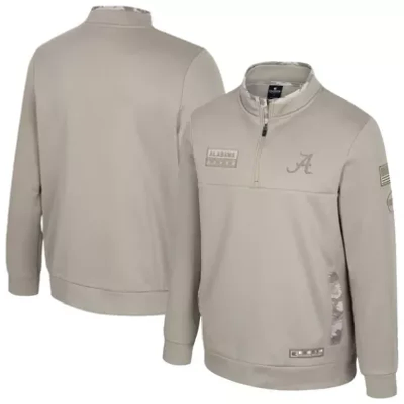 Alabama Crimson Tide NCAA Operation Hat Trick Battalion Quarter-Zip Pullover