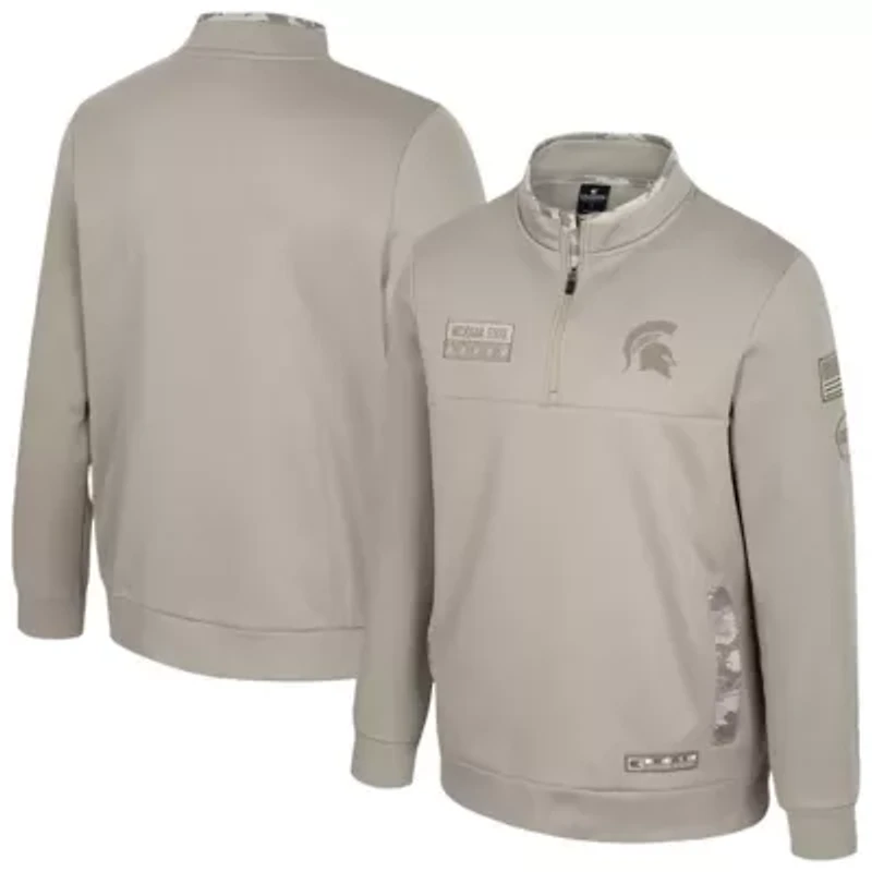 NCAA Michigan State Spartans Operation Hat Trick Battalion Quarter-Zip Pullover