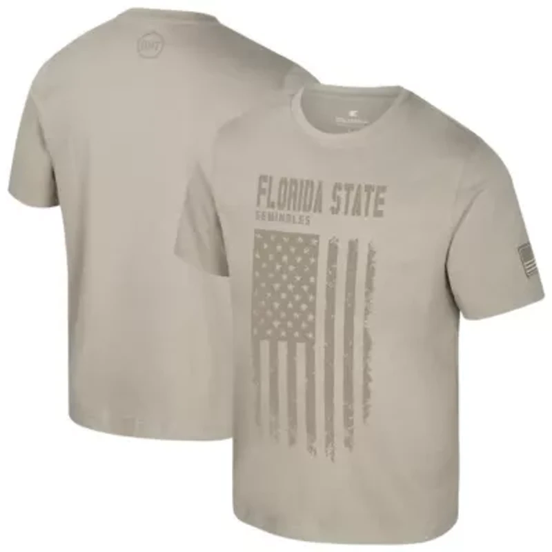 NCAA Florida State Seminoles Operation Hat Trick Dune Flag T-Shirt