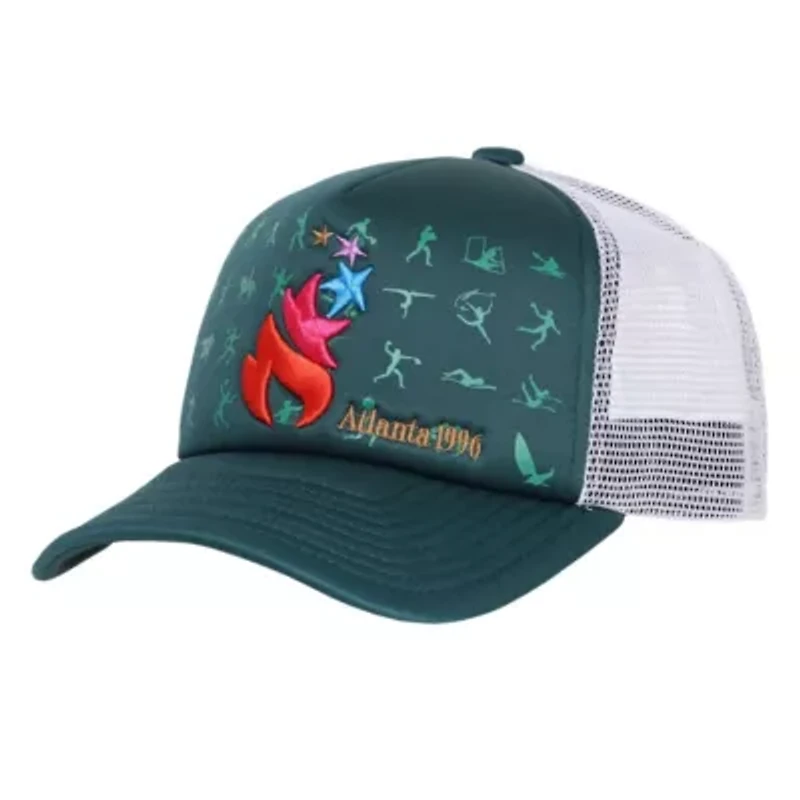 IOC Atlanta 1996 Olympic Games Trucker Adjustable Hat