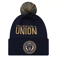 MLS Philadelphia Union 2026 Jersey Hook Cuffed Knit Hat with Pom