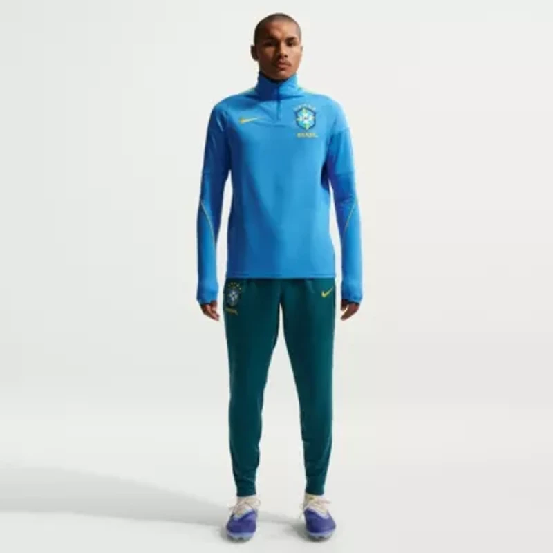 Soccer National Teams Nike Brazil Team 2026 Strike Dri-FIT Quarter-Zip Drill Top