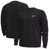 NCAA Under Armour Notre Dame Fighting Irish Metallic Tri-Blend Unstoppable Fleece Sweatshirt