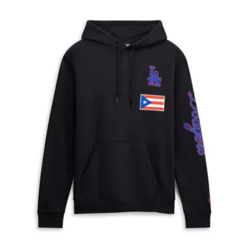 MLB Los Angeles Dodgers Puerto Rico Country Flag Hoodie